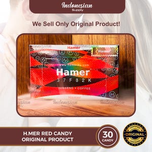 Hamer Ginseng Coffee Candy, Gourmet Herbal Treat, Asian Coffee Snack, Sweet Gift for Him or Her
