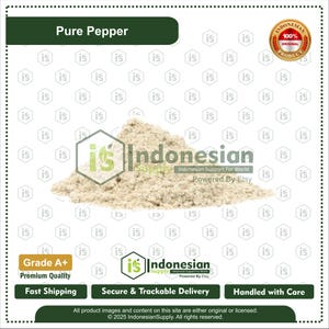 Ground White Pepper, Pure Natural Pepper Powder for Cooking & Spice Blends