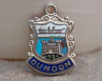 Dunoon, Scotland vintage silver charm souvenir