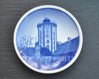 Royal Copenhagen Year 1000 Building of the famous frontier rampart Danevikre Vintage china plate