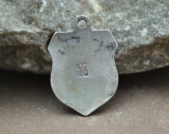 Jever、ヴィンテージ 800 シルバー チャーム - ドイツ - エナメル