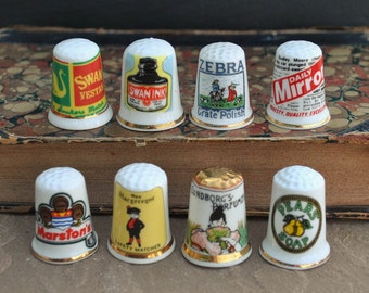 Vintage Werbeporzellan Fingerhut - Wählen Sie aus der Liste