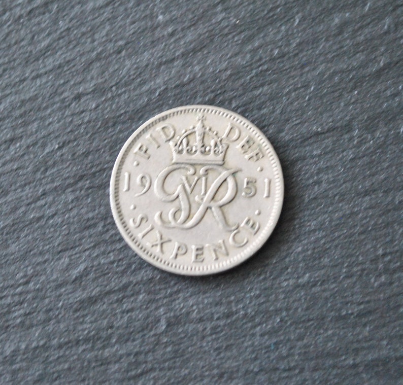 The Lucky Wedding Coin Silver Sixpence