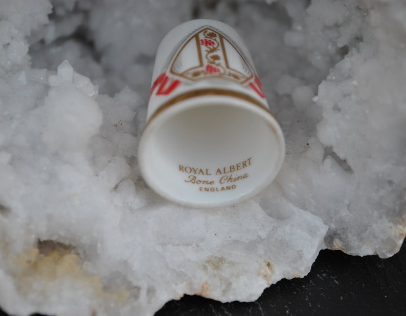UK visit Pope John Paul II 1982 Royal Albert Vintage china thimble