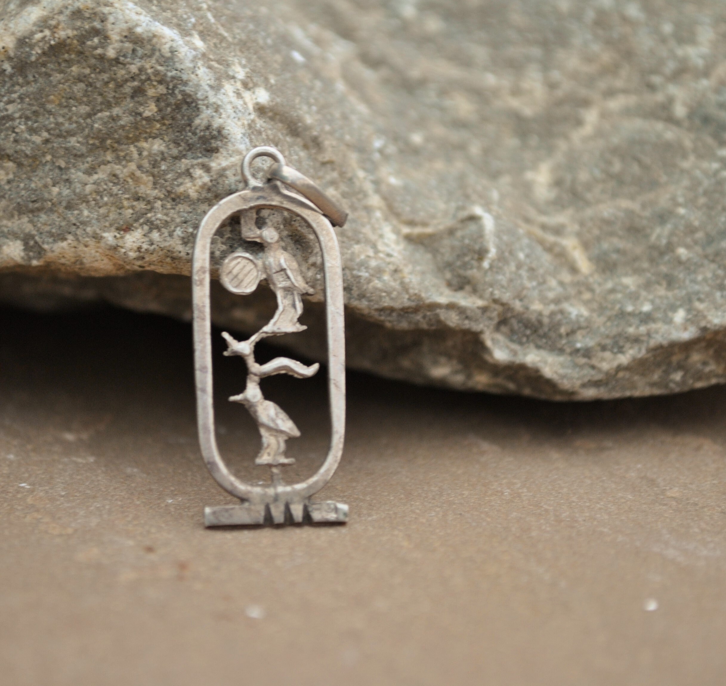 アクセサリー NOAARK Khufu Pendant M - Silver Silver great pyramid of Khufu pendant (jewelry gifts