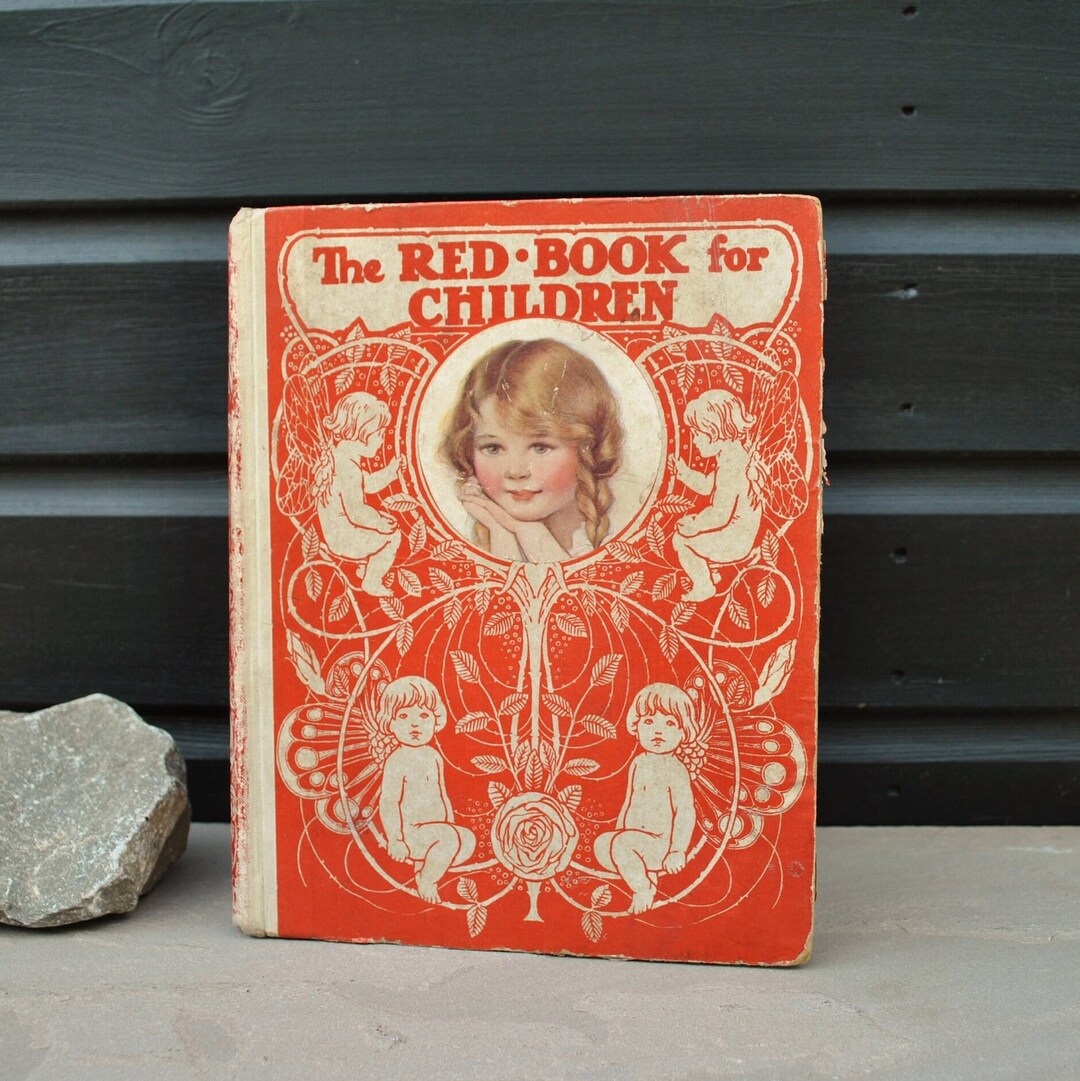 The Red Book for Children Antique Illustrated Hardback Book Etsy