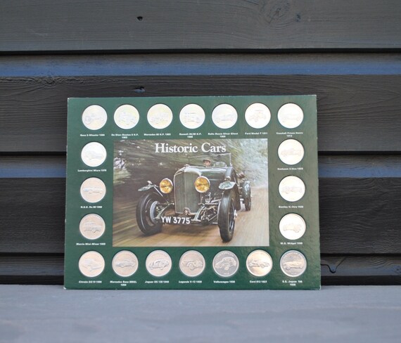 Historic Cars Shell Tokens Complete Set of 20 Advertising - Etsy