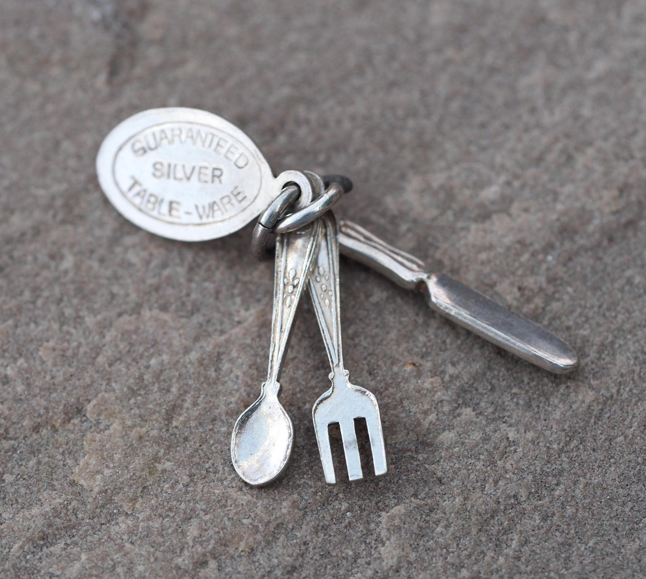 シルバー食器 ヴィンテージ シルバーチャーム - カトラリーセット