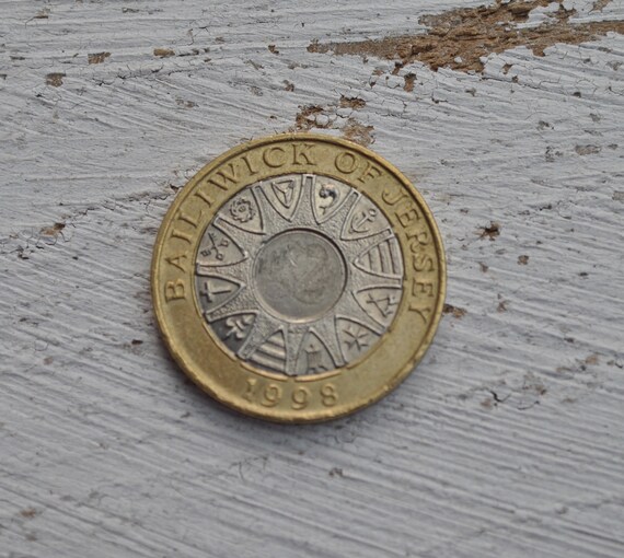 bailiwick of jersey 2 pound coin 1998