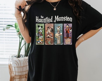 The Haunted Mansion Mickey and Friends Halloween Shirt, Mickey Halloween Haunted Mansion Shirt, Mickey's Not So Scary Halloween Party Shirt