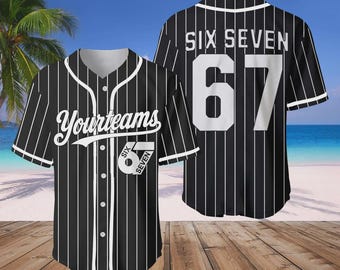 6 7 Jersey, Couples Halloween Costume, Funny Matching, Trendy Tiktok Halloween Costume Jersey, 67 Trend, Six Seven Meme Pumpkin Jersey