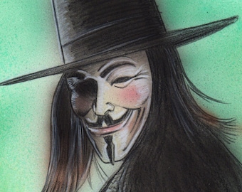 V per Vendetta illustrazione