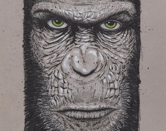 Print - Caesar from Planet of the Apes
