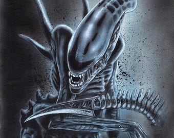 Alien Xenomorph Poster - Canvas Print