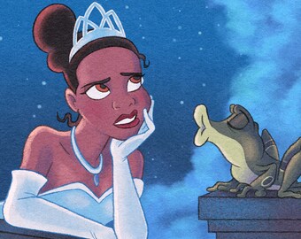 Print - Princess and the Frog