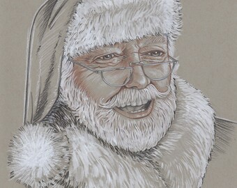 Print - Richard Attenborough as Kris Kringle