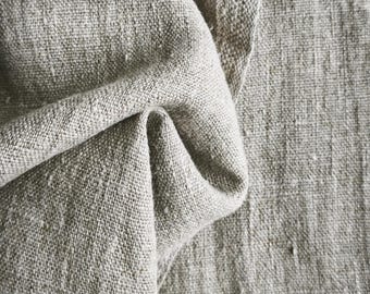 ECO FRIENDLY Natural burlap linen fabric washed --Linen--Natural
