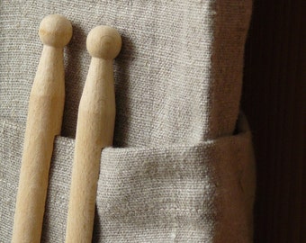 ECO FRIENDLY Natural burlap linen fabric with softening 2M