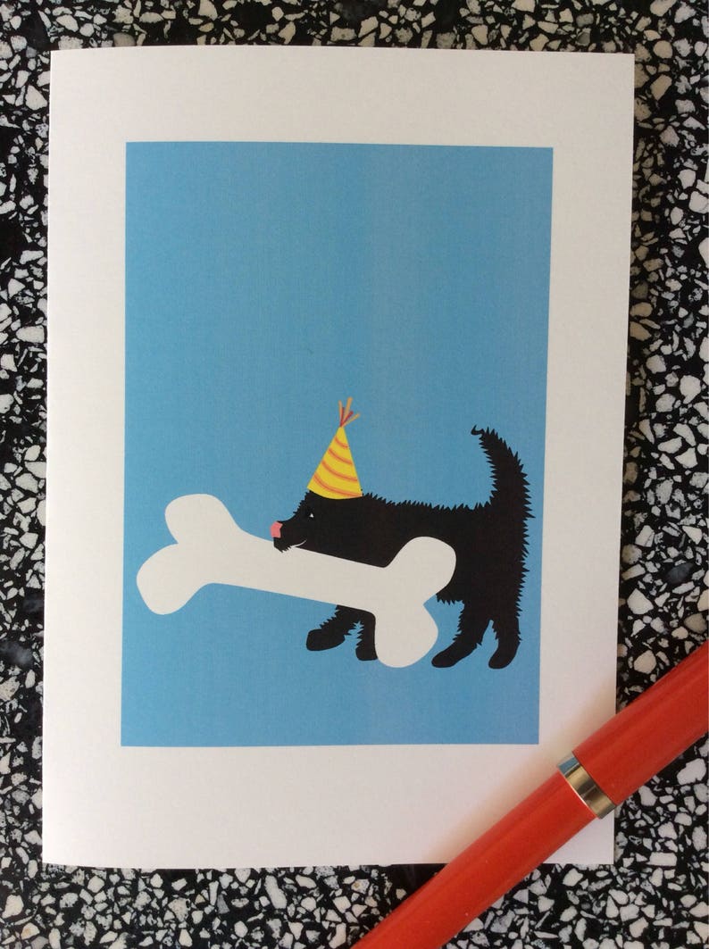 Happy birthday card for your furry friends Paper Greeting Cards