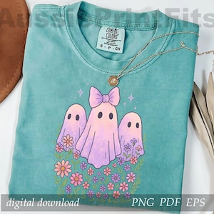 Iridescent Ghost Png, Cute Ghost Png, Pumpkin Png, Iridescent Ghost Design, Halloween Png, Girly Halloween Png, Coquette Halloween Design