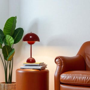 Moderne Pilz-Tischlampe - Retro Ästhetische Nachttischlampe, Minimalistische Nachttischlampe