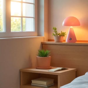 Modern Table Lamps for Bedroom, Office or Living Room – Minimalist Soft Lighting – Cozy Nightstand or Desk Lamp Decor