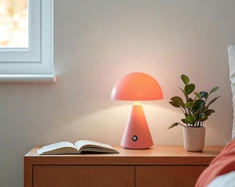 Modern Table Lamps for Bedroom, Office or Living Room – Minimalist Soft Lighting – Cozy Nightstand or Desk Lamp Decor