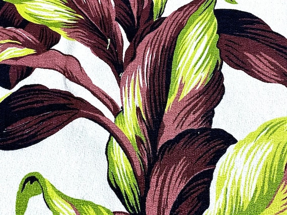 Tropical Miami EXPLOSION! Barkcloth Vintage Fabric 1940's Salesman Sample Collection of Three Pieces