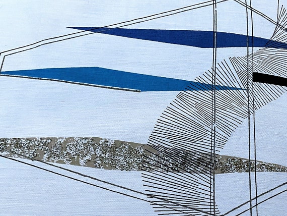 50's Architectural Miro Fuller Fabrics Collaboration Vintage Fabric Yardage 8YDS Avail.