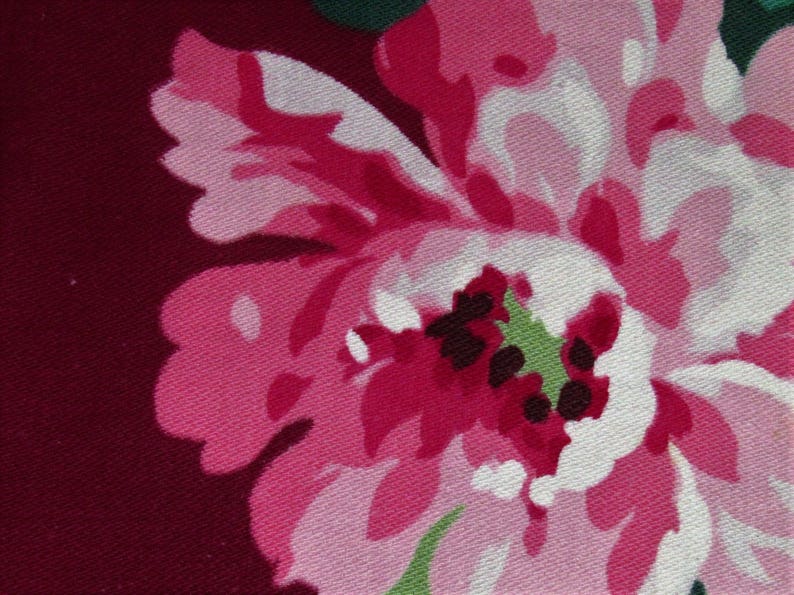 Design Stafford Barkcloth Vintage Fabric Shabby Chic Style for Pillow Makers!