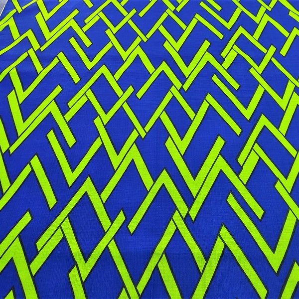 It's Electric! Mid Century Danish MOD Vintage Fabric 60's 70's Op Art Panton 4YDS Avail.