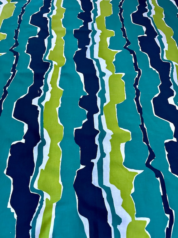 Verner Panton MOVE OVER 1960's California Mid Century Vintage Fabric