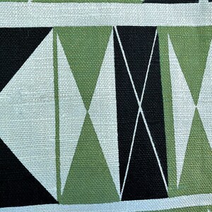 5.5YDS Ruth Adler Design Semaphore Vintage Fabric Yardage Knoll Bauhaus 1951 Old Stock image 9