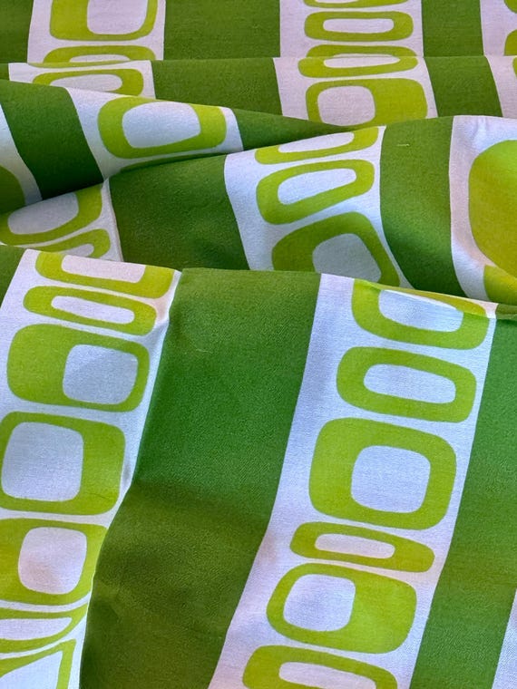 Pseudopodia 1960’s Verner Panton Amoeba-esque Brutalist Geometric Vintage Upholstery Fabric 10YDS Avail.