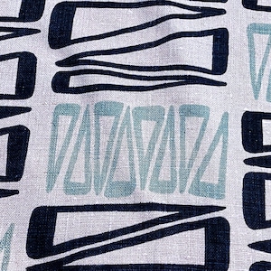 Rare Leon Gordon Miller Tablerunner 50&#39;s 60&#39;s Scandinavian MOD Vintage Fabric
