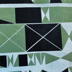 5.5YDS Ruth Adler Design Semaphore Vintage Fabric Yardage Knoll Bauhaus 1951 Old Stock image 7