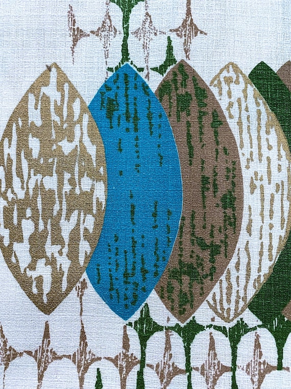 1960's California Contemporary Chic Surf Shack Vintage Fabric Yardage Mid Century for Upholstery Home Decor 7YDS Avail.