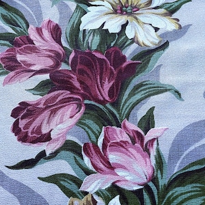40&#39;s 50&#39;s Design Tropicanna Salesman Samples Barkcloth Vintage Fabric