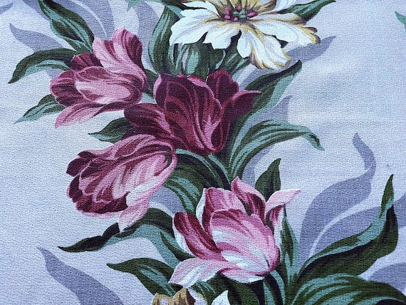 40's 50's Design Tropicanna Salesman Samples Barkcloth Vintage Fabric