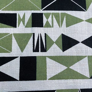 5.5YDS Ruth Adler Design Semaphore Vintage Fabric Yardage Knoll Bauhaus 1951 Old Stock image 8