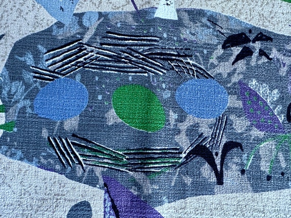 2-YDS 1950's "The Nest" Arnold Blanch Associated Artists 1952 Barkcloth Vintage Fabric