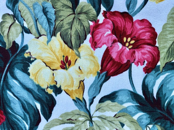 Jungle Art Deco Barkcloth Vintage Fabric Miami mts Hollywood Regency Yardage! 10YDS Avail.