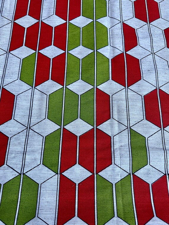 1960's Mahamara Herman Miller GEM STONES Upholstery Vintage Fabric Yardage 9YDS Avail.