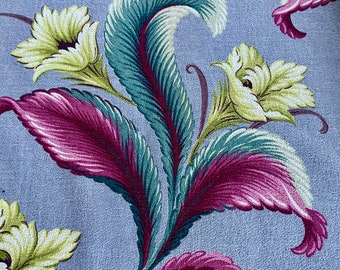 Tenda a drappeggio in tessuto vintage Barkcloth Art Deco Jewel of South Beach Miami, 8 pezzi disponibili.