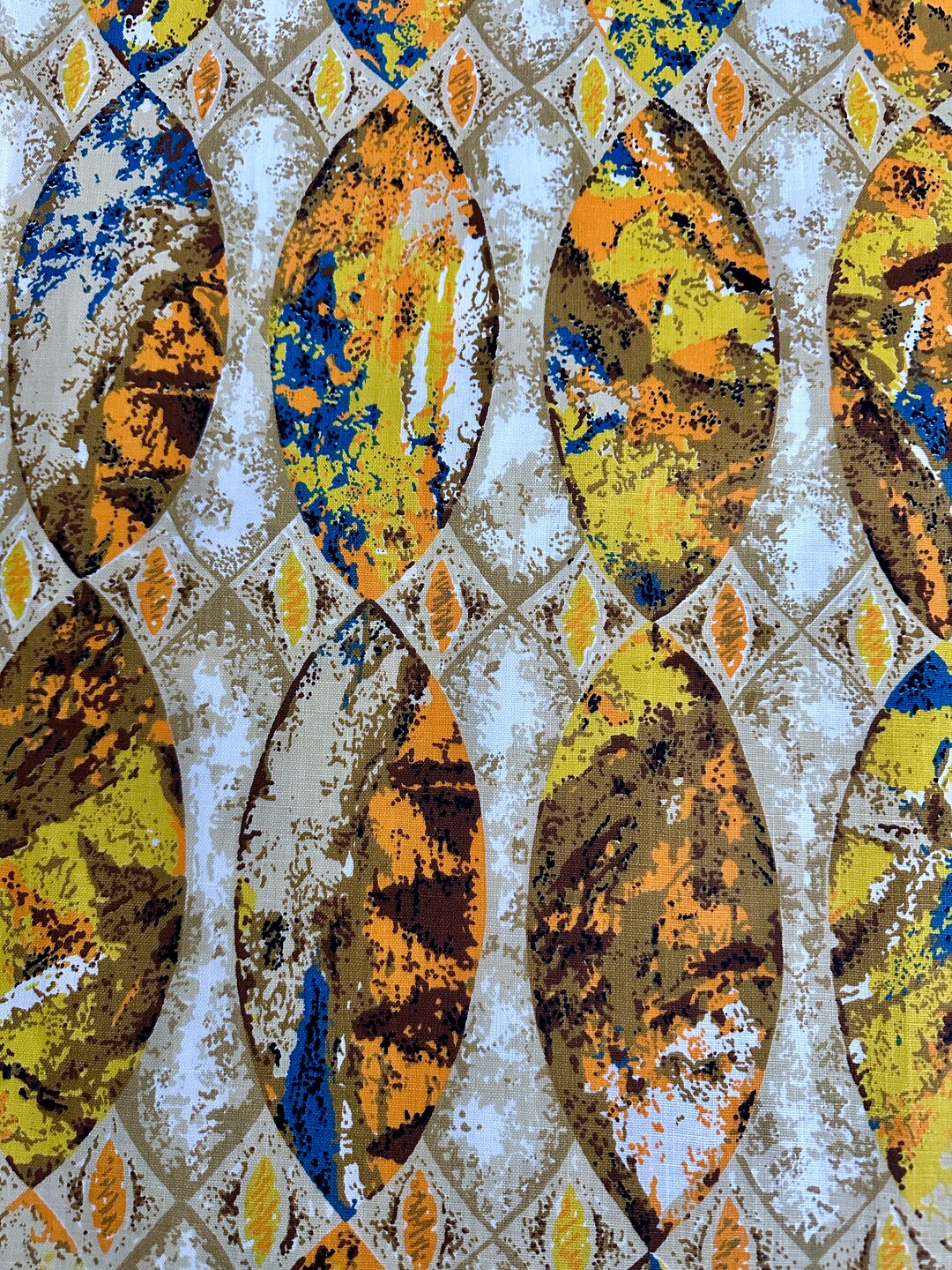 Honolulu Brady Bunch Trip TIKI Surfboards Novelty Vintage Fabric for