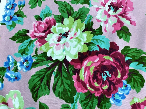 30’s Hollywood Glam Waverly Bonded Design Stafford Barkcloth Vintage Pink Fabric for Upholstery 5YDS Avail.