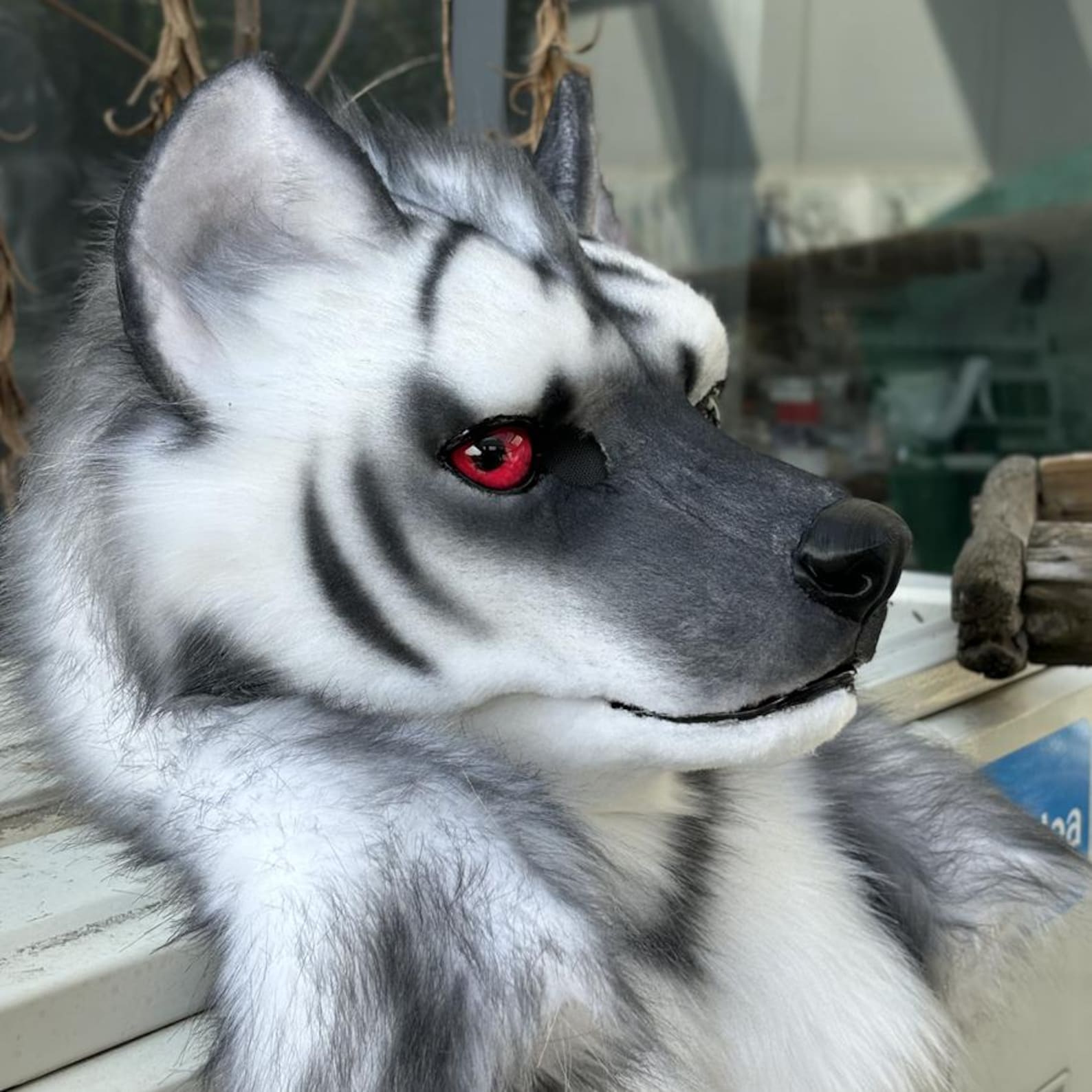 Movable Jaw Realistic Hyena Fursuit Head Cosplay Mask Furry Halloween movable-jaw-realistic-hyena-fursuit-head-cosplay-mask-furry-halloween