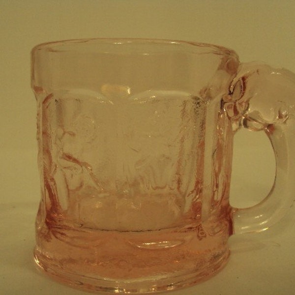 Pink Depression Childs Cup