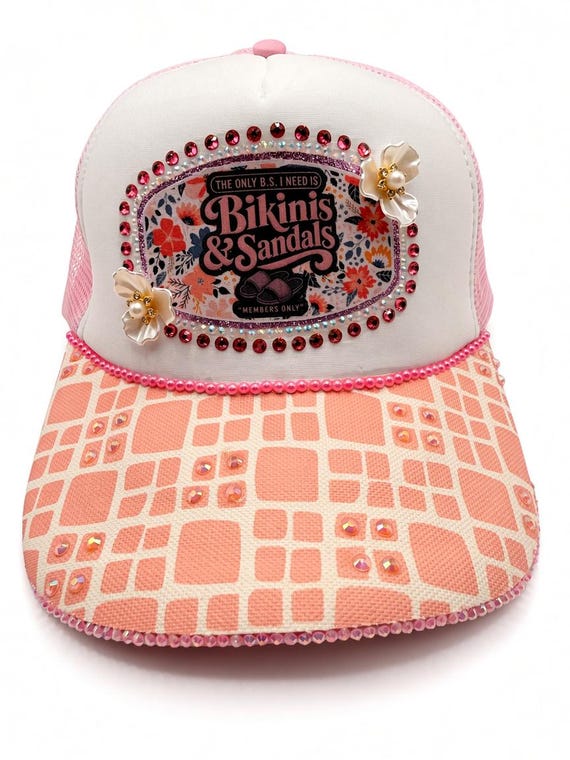 The Only B.S. I Need Is Bikinis & Sandals Junk Hat