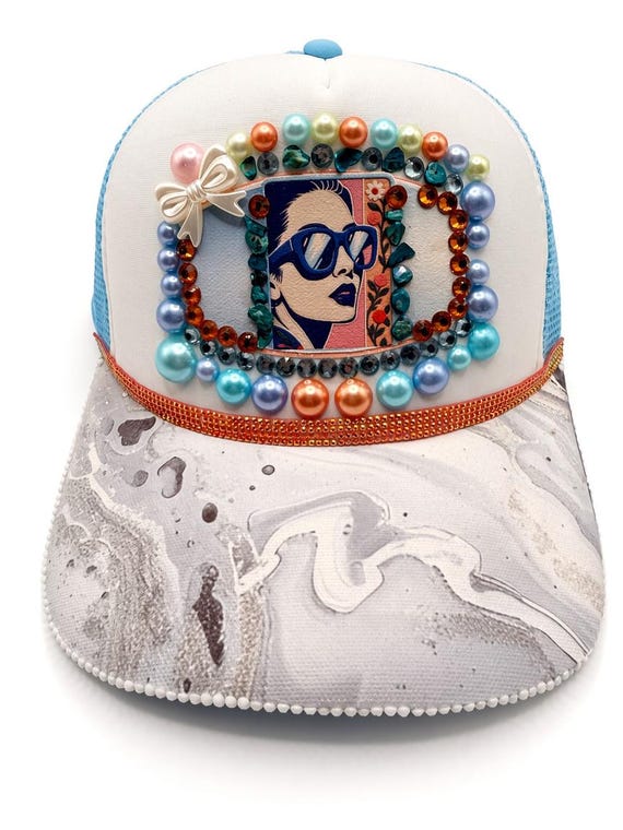 Trucker Hat with Pop Art Junk Hat